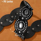 Rhinestone Concho Disc Belt - Wide Boho Cowgirl Style