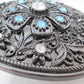 Rhinestone Filigree Boho Cowgirl Statement Belt Buckle
