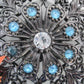 Rhinestone Filigree Boho Cowgirl Statement Belt Buckle