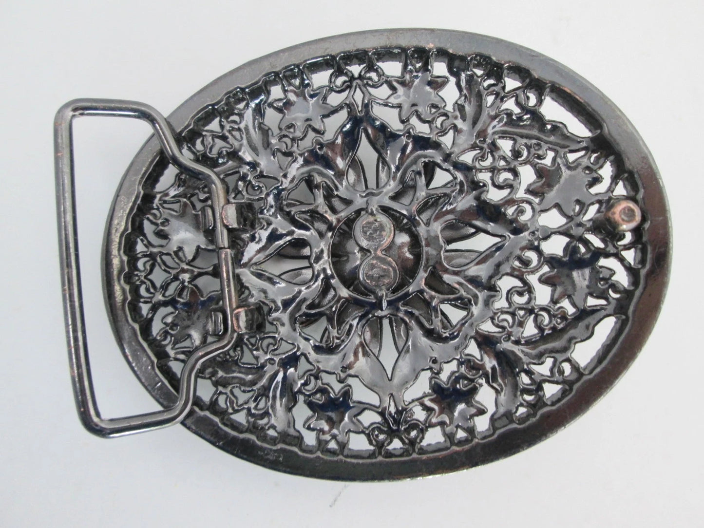Rhinestone Filigree Boho Cowgirl Statement Belt Buckle