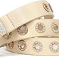 Rhinestone Grommet Punk Western Belt - Y2K Studded Strap