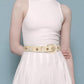 Rhinestone Grommet Punk Western Belt - Y2K Studded Strap
