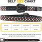 Rhinestone Studded Crocodile Pattern Belt - Punk Western