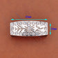Rhinestone Western Belt Buckle Set - Floral Bling 3-Piece for 1.5" Straps
