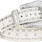 Rhinestone Rivet Studded Western Belt - Sparkly Cowgirl Strap
