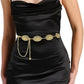 Vintage Concho Cowgirl Waist Chain - Adjustable Belt