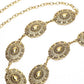 Vintage Concho Cowgirl Waist Chain - Adjustable Belt