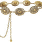 Vintage Concho Cowgirl Waist Chain - Adjustable Belt