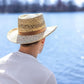 Rush Straw Gambler Hat - Wide Brim Western Sun Hat