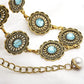 Sapphire-Style Vintage Concho Chain Belt - Glamorous Fit