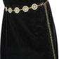 Sapphire-Style Vintage Concho Chain Belt - Glamorous Fit