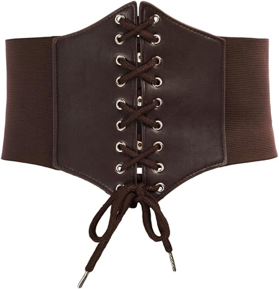 Underbust Cinch Corset Belt - Lace-Up Waist Belt