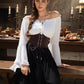 Underbust Cinch Corset Belt - Lace-Up Waist Belt