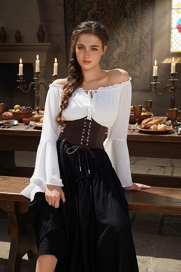 Underbust Cinch Corset Belt - Lace-Up Waist Belt