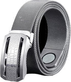 Silver Buckle Magnetic Stainless Steel Belt for Men