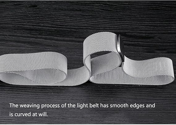 Silver Buckle Magnetic Stainless Steel Belt for Men