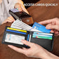 Slim Genuine Leather Bifold Wallet with RFID Blocking