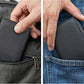 Slim Minimalist Trifold Leather Wallet with RFID Blocking