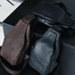 Men's Black Leather Sling Bag - Casual Crossbody