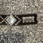 Rhinestone Concho Hair-On Hide Belt - Western Bling Belt