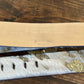 Hair-On Hide Leather Belt with Gold Rhinestone Accents