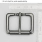 Square Roller Belt Buckle - Retro Workwear Style