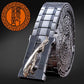 Stainless Steel Fitness Waist Belt - Adjustable Metal Belt