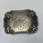 Star & Floral Filigree Swirl Western Belt Buckle