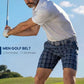 Stretch Braided Golf Belt with Leather-Tipped Tail