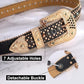 Detachable Buckle Rhinestone Studded Belt - Cowgirl Bling