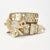 TRB Gold Pirate Skull Rhinestone Belt | Dazzling Statement Buckle