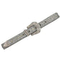 TRB Silver Rhinestone Studded Belt - Dazzling Crystal Strap Accessory