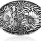 Texas Flower Filigree Western Belt Buckle - Cowgirl Style