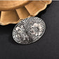 Texas Flower Filigree Western Belt Buckle - Cowgirl Style