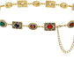 Glass Diamond Concho Waist Chain - Sparkly Western Belt
