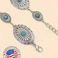 Turquoise Concho Western Belt - Boho Cowgirl Waist Belt