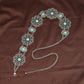 Turquoise Filigree Concho Waist Chain - Boho Western Belt
