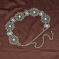 Turquoise Filigree Concho Waist Chain - Boho Western Belt