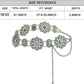 Turquoise Filigree Concho Waist Chain - Boho Western Belt