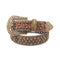 Western Rhinestone Stud Belt - Gold Starburst Statement