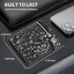 Unisex Gothic Skull Zip-Around Chain Wallet