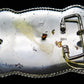 Vintage Horse Filigree Western Buckle - Plated Metal