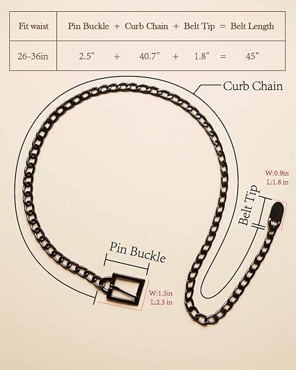 Vintage 70s Western Concho Chain Belt - Navajo Inspired