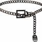 Vintage 70s Western Concho Chain Belt - Navajo Inspired