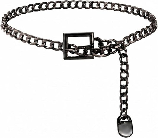 Vintage 70s Western Concho Chain Belt - Navajo Inspired