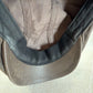 Vintage Brown Leather Ivy Flat Cap - Newsboy Driving Style