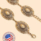 Vintage Floral Concho Western Belt - Statement Waist Belt