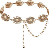 Vintage Floral Concho Western Belt - Statement Waist Belt