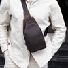 Men's Handmade Leather Sling Bag – Vintage Cowhide
