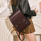 Leather Backpack Purse for Women - Vintage Style